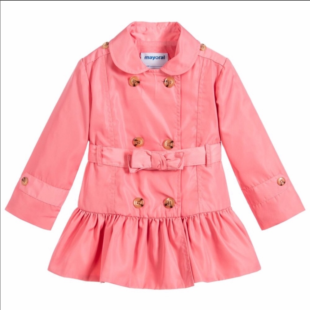 NWT Mayoral Coral Rain Jacket